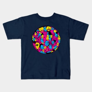 CMYK Many Faces Kids T-Shirt